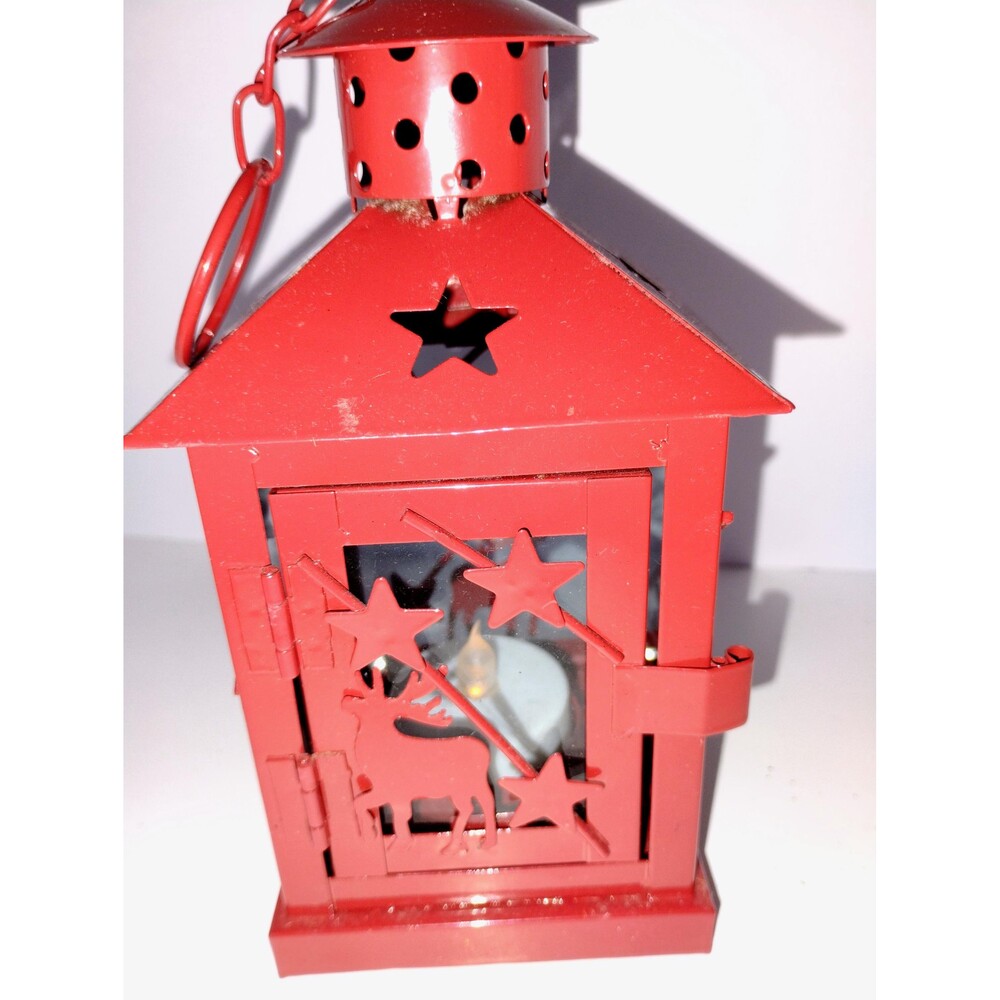 Avon deer lantern with tea light. had original box 2009